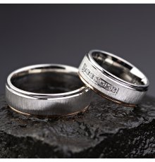 Vestuviniai žiedai su briliantais