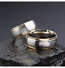 Vestuviniai žiedai su Briliantu
